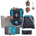 DerDieDas ErgoFlex Tiny Schulranzen-Set 5tlg. Ninja Fighter 21 Liter