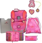 DerDieDas ErgoFlex Tiny Schulranzen-Set 5tlg. Roses 21 Liter