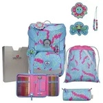 DerDieDas ErgoFlex Easy Schulranzen-Set Happy Pixel 5tlg.