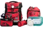 School-Mood Schulranzenset Champion Pro Kai Ninja, 7-teilig 21,5 Liter