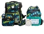 School-Mood Champion Pro Elias (Rennwagen), 7-tlg. Schulranzenset
