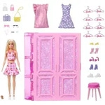 Barbie Traumkleiderschrank mit Puppe