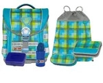 McNeill Ergo Light Compact Fashion-Line Schulranzenset Caro green 6-teilig