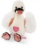 NICI 48268 Love Schwan wei&szlig; 35cm