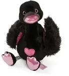 NICI Kuscheltier Schwarzer Love Schwan GREEN, 50 cm