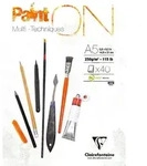 ExaClair Universalblock 250g PaintOn A5 wei&szlig; 40 Blatt