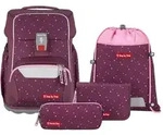 Step by Step BASIS Schulranzen-Set Berry Stars, 4-teilig