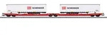M&auml;rklin 47470 H0 Doppel-Taschenwagen Sdggmrss 738, DB AG, Ep. VI