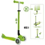 Authentic Sports Globber Primo Foldable Plus Lights gr&uuml;n-lime gr&uuml;n, mit