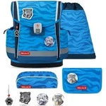 Belmil Classy Plus Schulranzen-Set 5-teilig "Animal Kingdom" mit Brustgurt