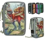 Depesche 13277 Dino World 3 Fach Federtasche BITE