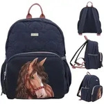 Depesche 13191 Miss Melody Rucksack mit Herzsteppung GLITTER HORSE