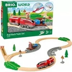 BRIO 63610200 BRIO World - Zugset mit R&uuml;ckziehmotor