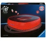 Ravensburger 12008033 3D Puzzle Iconics: Allianz Arena - mit Licht