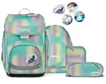 ergobag cubo Set Schulranzen-Set ZauB&auml;rwelt Rosa T&uuml;rkis 5-teilig 19 Liter