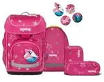 ergobag cubo Set Schulranzen-Set SternzauB&auml;r Rosa 5-teilig 19 Liter