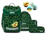 ergobag Cubo Set Schulranzen-Set B&auml;rRex, 5-teilig Gr&uuml;n 19 Liter
