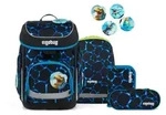 ergobag Cubo Set Schulranzen-Set 5-teilig B&auml;rassic Garden Blau 19 Liter