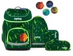 ergobag cubo Set Schulranzen-Set B&auml;rtastisch Gr&uuml;n 5-teilig 19 Liter
