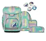 ergobag Cubo Light Schulranzen-Set ZauB&auml;rwelt, 5-teilig Rosa T&uuml;rkis 19 Liter