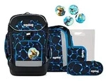 ergobag Maxi Set Schulranzen-Set 6-teilig B&auml;rassic Garden Blau 24 Liter