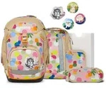 ergobag Pack Schulranzen-Set FlowerPowB&auml;r 6-teilig 20 Liter beige
