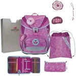 DerDieDas ErgoFlex Light Schulranzen-Set 5tlg. Sweet Sprinkles 22 Liter
