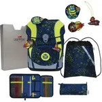 DerDieDas ErgoFlex Tiny Schulranzen-Set 5tlg. Neon Crazy