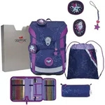 DerDieDas ErgoFlex Easy LED Schulranzen-Set 5tlg. Dancing Star 22 Liter