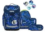 ergobag cubo set Schulranzen-Set OzeanB&auml;rwohner, 5-teilig Blau 19 Liter