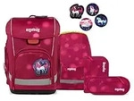 ergobag Cubo Light Schulranzen-Set MondzauB&auml;r, 5-teilig rosa 19 Liter