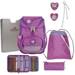 DerDieDas ErgoFlex Tiny Schulranzen-Set 5tlg. Purple Unicorn
