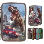 Depesche 0013693 Dino World 3 Fach Federtasche NEW WORLD