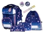 SCHNEIDERS Schulrucksack Set Ergolite 9tlg. Blue Bloom
