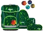 ergobag CUBO light Schulranzen-Set B&auml;rtastisch Gr&uuml;n 5-teilig 19 Liter