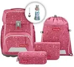 Step by Step BASIS Schulranzen-Set "Pink Bubbles", 4-teilig