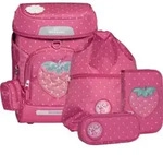 Beckmann Rucksack-Set Plus Air 6-teiliges Set - Strawberry