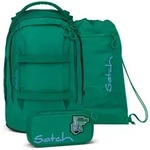 Satch Pack Schulrucksack-Set Fearless Green 30 Liter