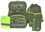 L&auml;ssig Schulranzen Set 6-teilig Light Unique Jungle Gr&uuml;n 21 Liter