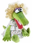 Heunec JAN & HENRY - Krokodella Handspielpuppe 40 cm gr&uuml;n