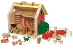 goki Koffer Farmhaus mit Zubeh&ouml;r