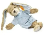 Steiff Hoppel Hase, blau, 20 cm