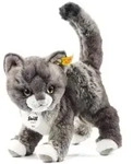 Steiff Kitty Katze hellgrau, 25 cm