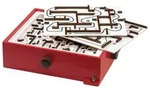 BRIO Labyrinth mit &Uuml;bungsplatten, rot