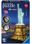 RAVENSBURGER 12596 3D-Puzzle Freiheitsstatue bei Nacht