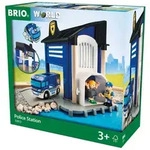 BRIO 63381300 BRIO World - Polizeistation mit Einsatzfahrzeug