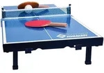 Schildkr&ouml;t Tischtennis-Mini-Tisch, komplettes Set mit 2 Schl&auml;gern und 1 Ball
