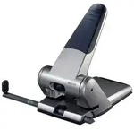 Leitz 51800084 Extrastarker Registraturlocher, silbergrau