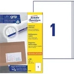 Avery Zweckform 3418 Universal-Etiketten, A4 mit ultragrip, 200 x 297 mm, 100