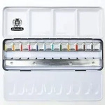 Schmincke Aquarellfarben Akademie 12 1/2 + Leerschiene